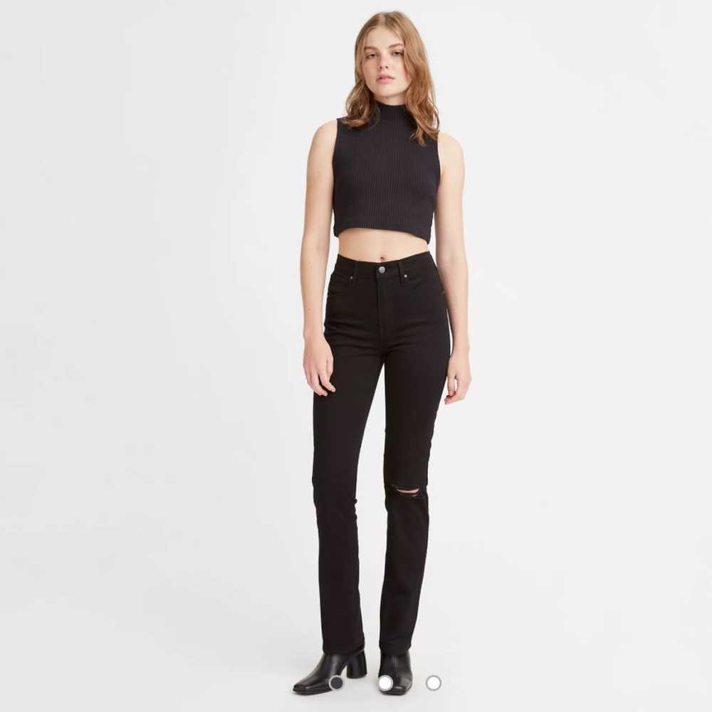 LEVIS | 724 HIGH RISE STRAIGHT WOMEN'S JEANS | 26W / 32L